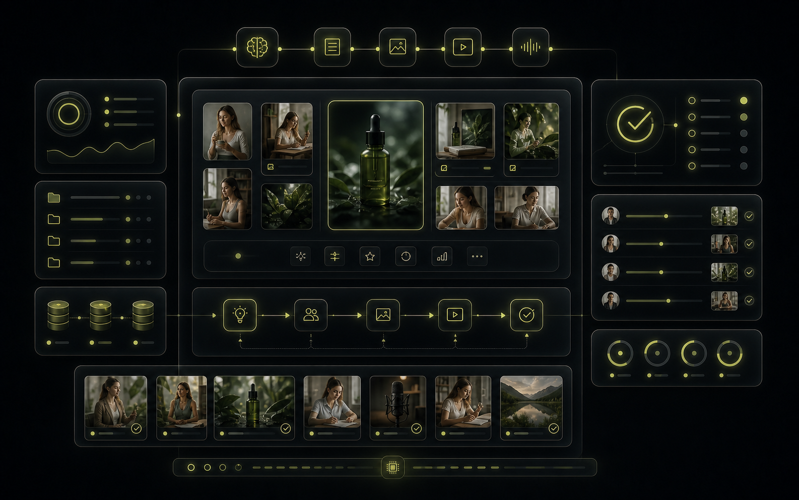 AI Content System project visual